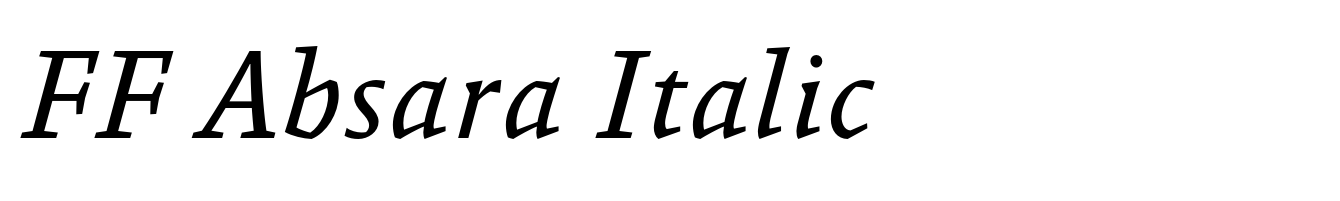 FF Absara Italic